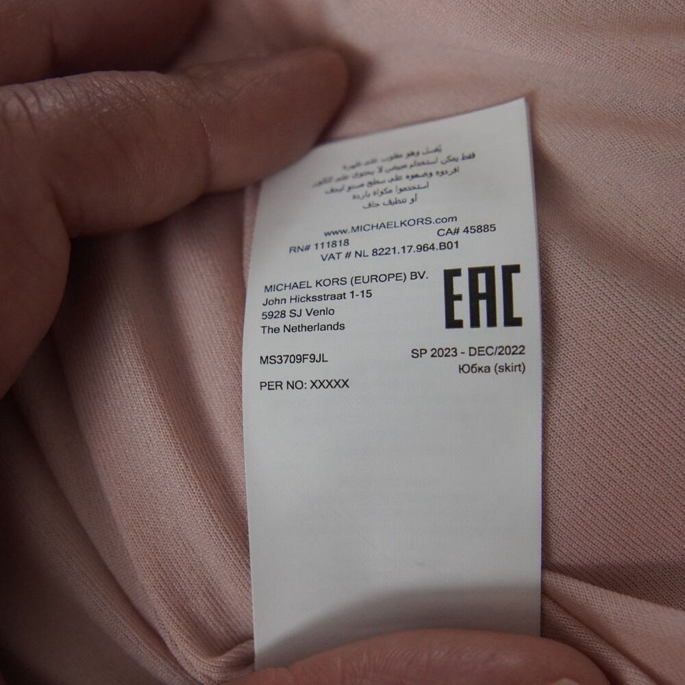 Michael Kors Blush Sequin Midi Skirt XS Party Holiday Going Out EUC - Picture 5 of 16